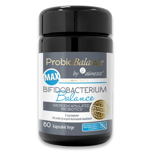 ProbioBALANCE - MAX Bifidobacterium Balance 10 mld. - 60 kapsułek ProbioBALANCE - MAX Bifidobacterium Balance 10 mld. - 60 kapsułek